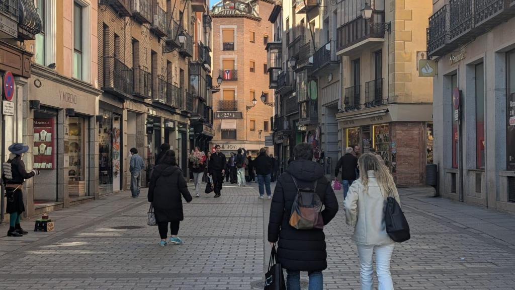 La calle Comercio, arteria principal para conectar Zocodover y la plaza del Ayuntamiento se verá afectada.