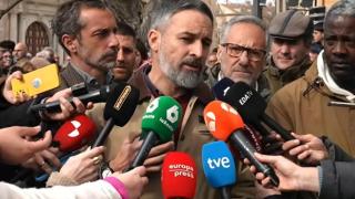 Abascal, este jueves, en Castilla y León.