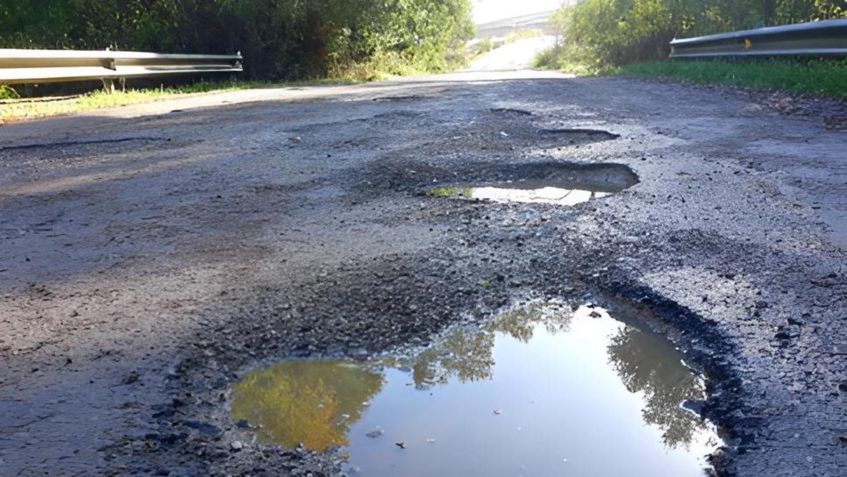 Carreteras españolas en mal estado.