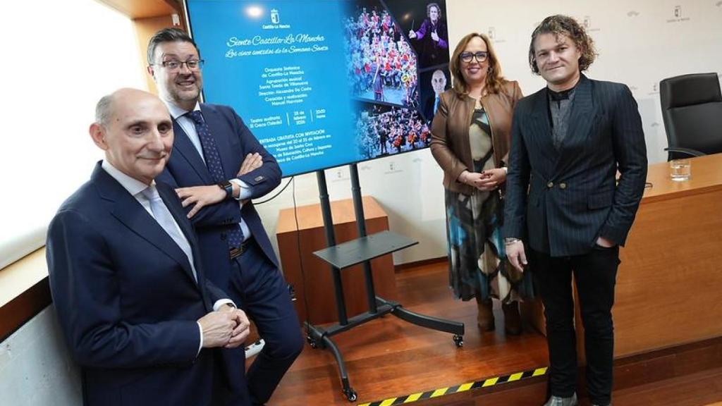 Presentación del concierto 'Siente Castilla-La Mancha'.