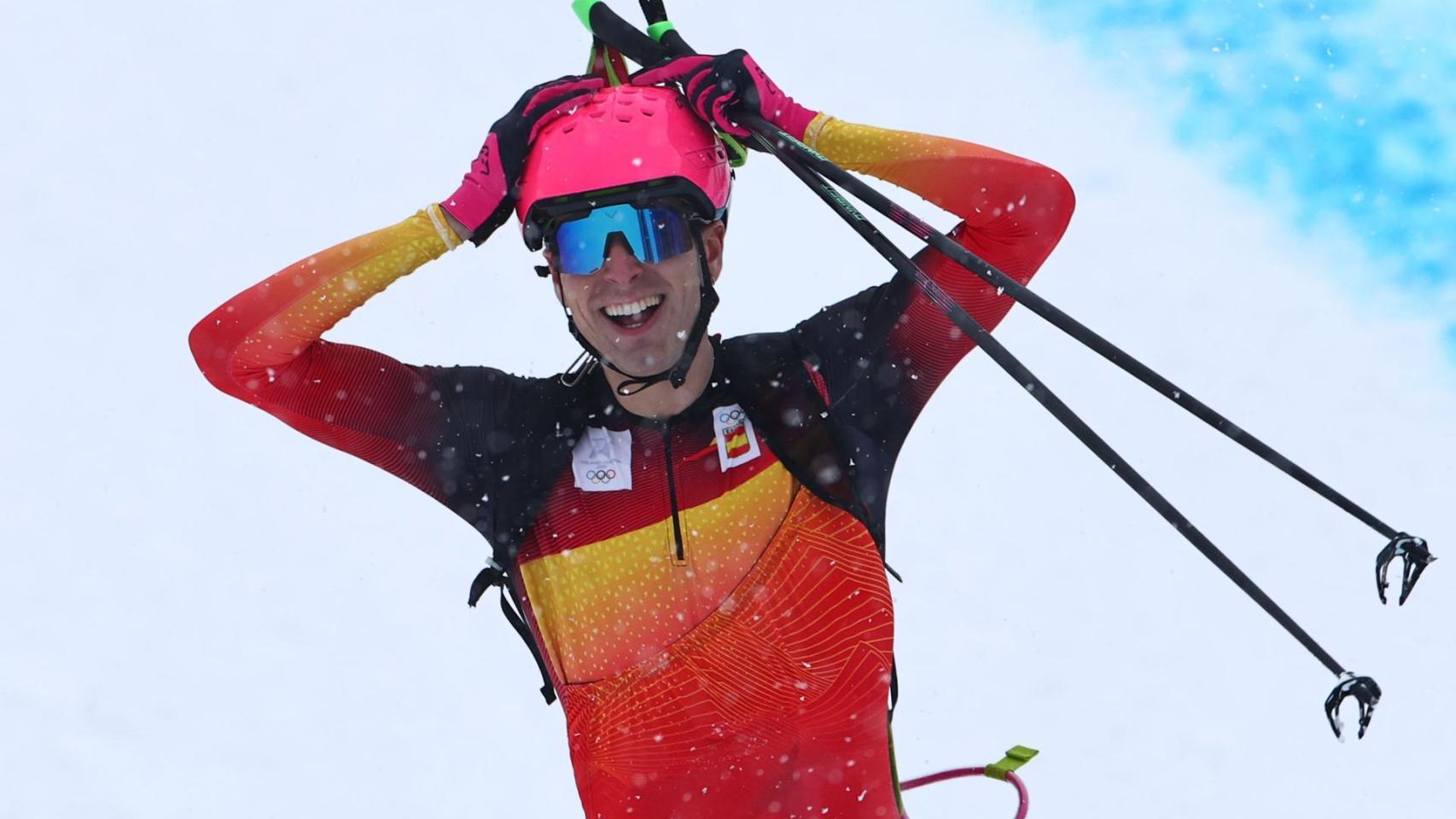 Oriol Cardona, tras ganar el oro olímpico en los JJOO de Invierno de Milán-Cortina