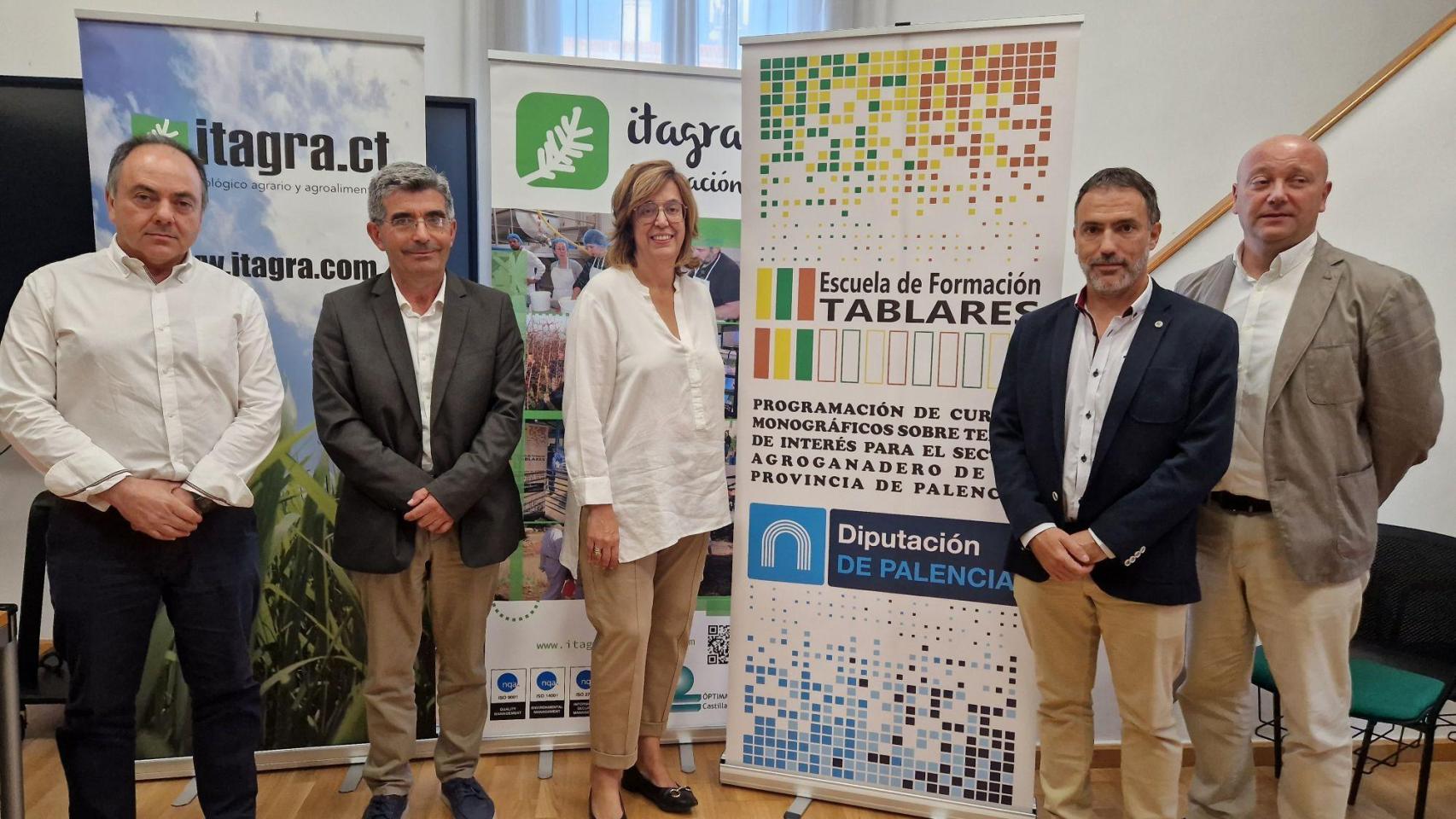 Acuerdo de colaboración entre Itagra y la Diputación de Palencia.