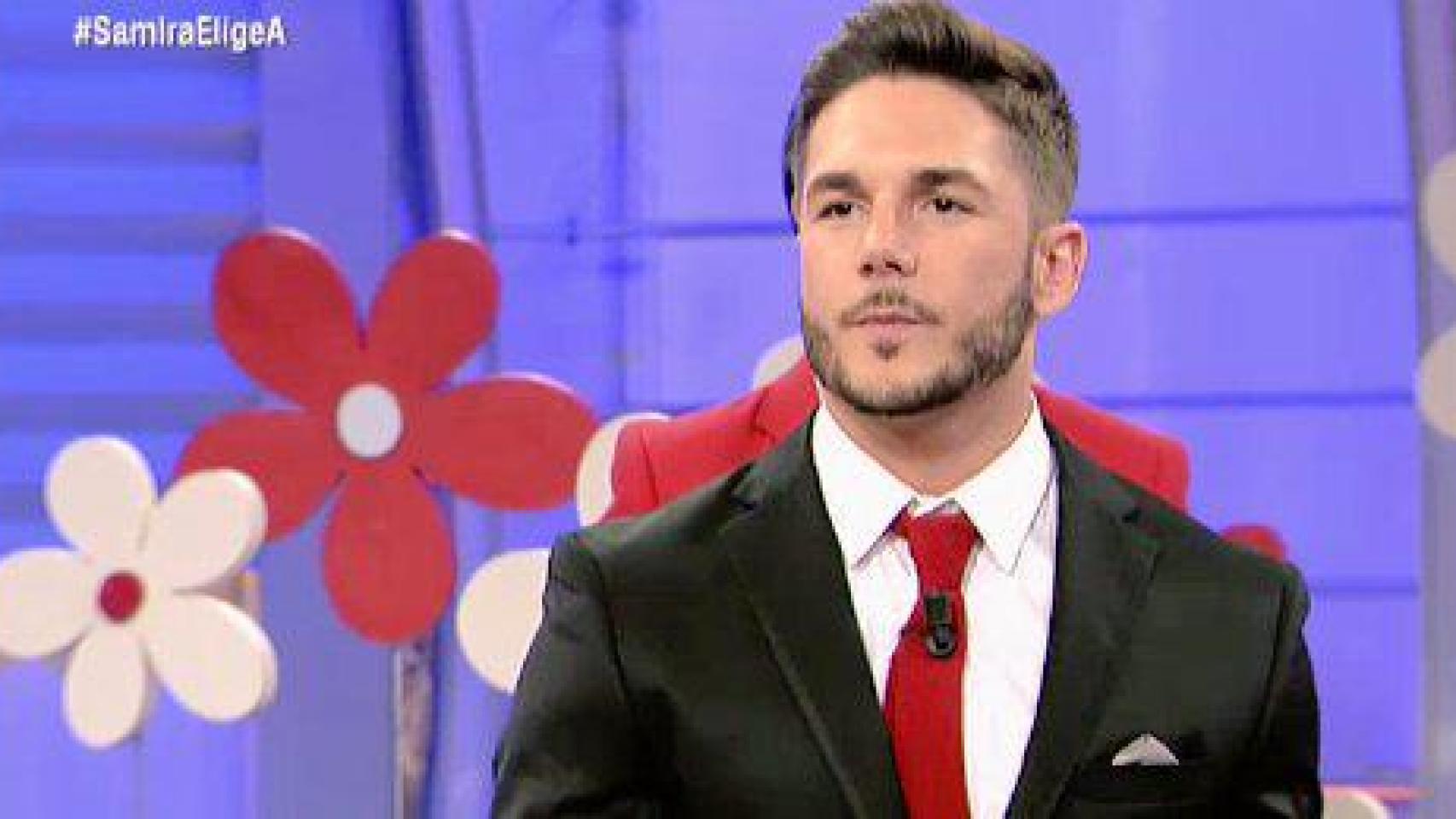 Adrián Soler, durante su paso por 'Mujeres y Hombres y Viceversa' en 2015.