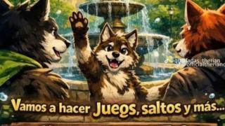Cartel de la quedada therian en A Coruña