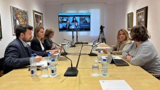 Marc García, en la reunión de las autonomías que reclaman las competencias de Costas, en Madrid.