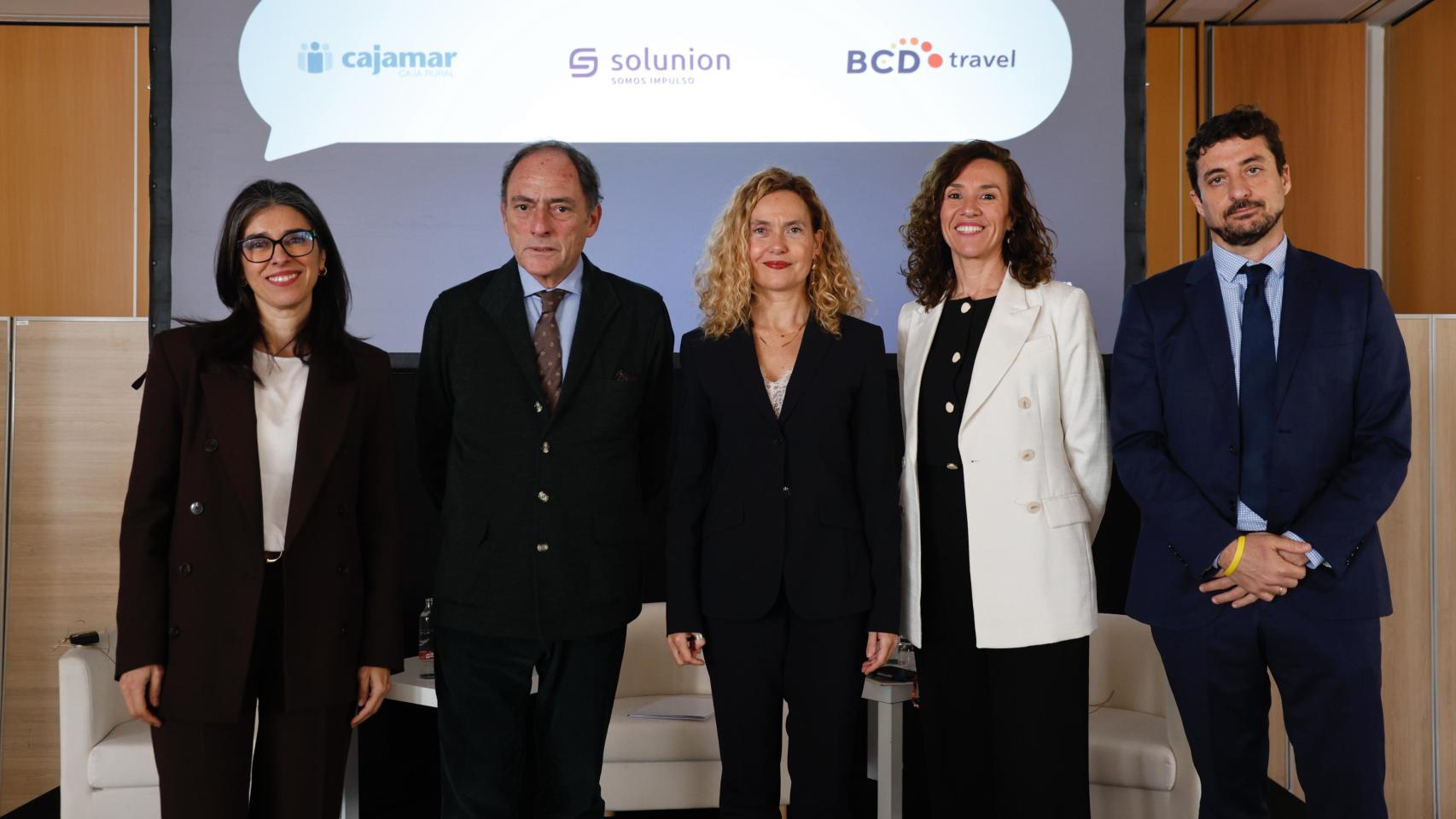 Batet y Portas este jueves en Córdoba, entre otros directivos.