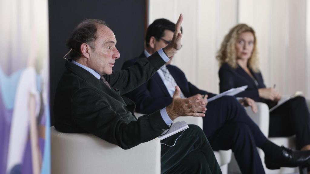 Un momento de la charla.