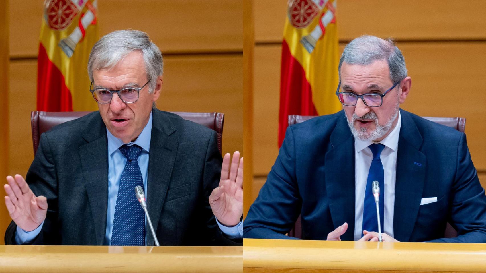 De izq. a dcha.: José Donoso (UNEF) y Juan Virgilio (AEE)