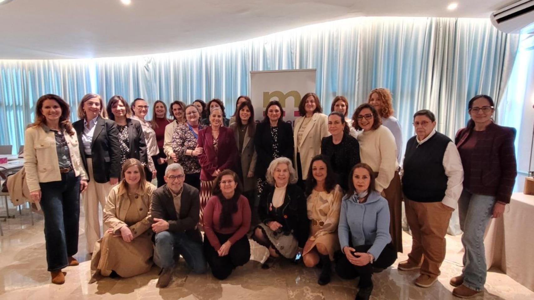 Las mujeres empresarias asistentes al foro en Torremolinos.