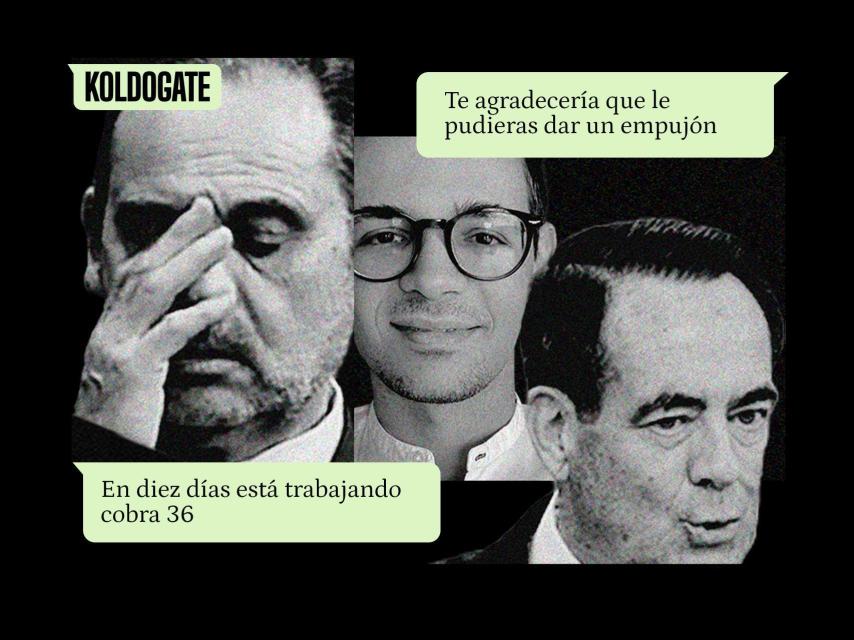 Jose Luis Ábalos, Álvaro Lario Ruiz, José Bono y dos de los mensajes del 'KoldoGate'