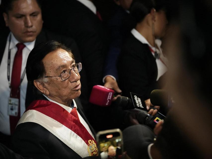 El nuevo presidente de Perú, José María Balcázar.