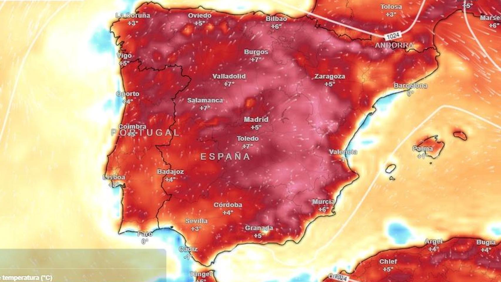 La última semana de febrero dejará un subidón de temperaturas en España.