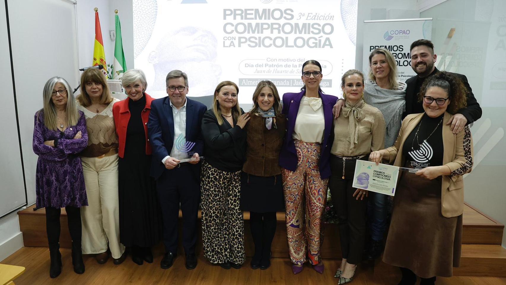 Los Premios Compromiso con la Psicología del COPAO.