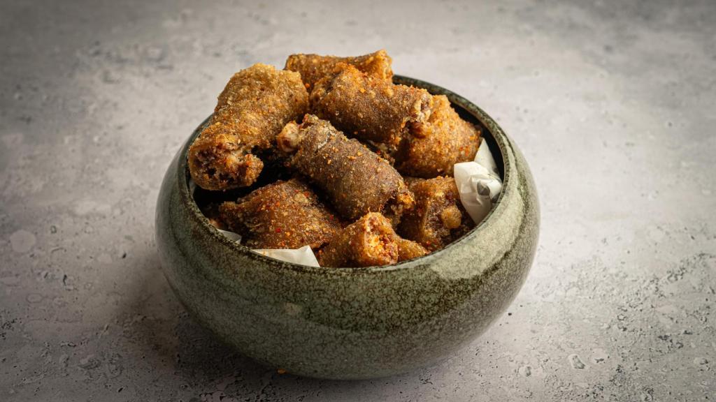 Los rabitos fritos de cerdo ibérico Joselito.