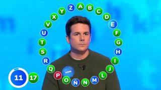 Adrián Soler realiza un Rosco de 'Pasapalabra'.