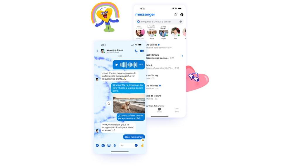 Aplicación móvil de Messenger
