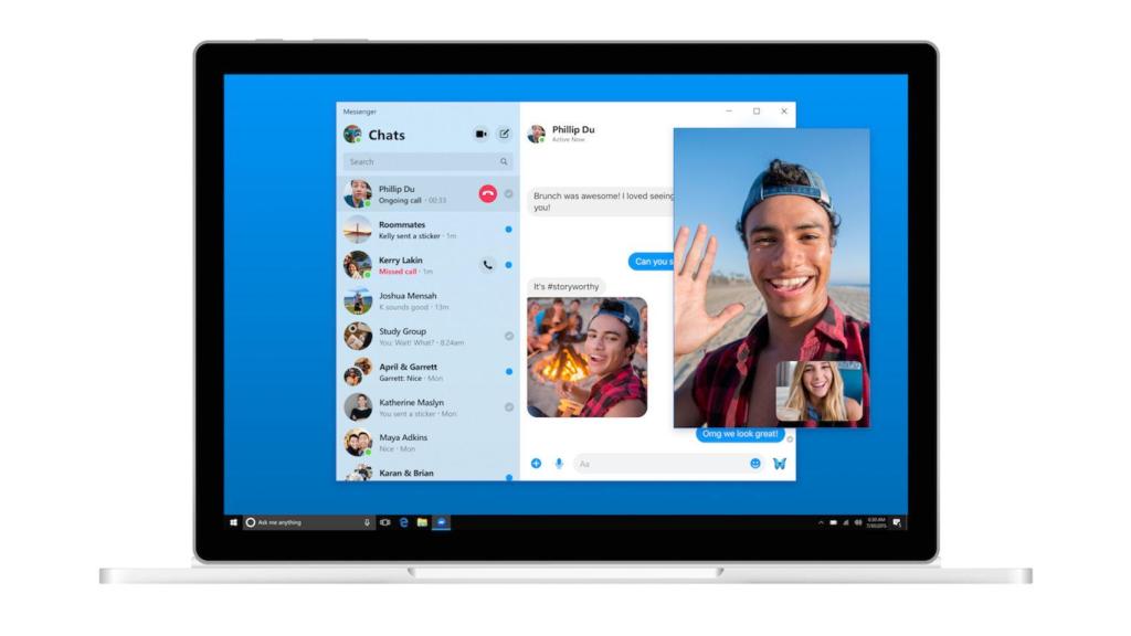 Aplicación de Messenger para ordenador