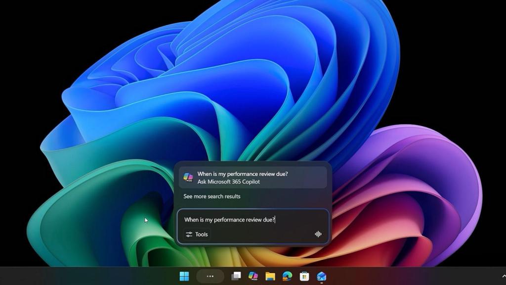 Copilot en la barra de tareas de Windows 11