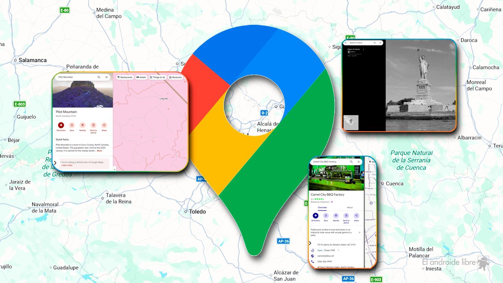 Fotomontaje inspirado en Google Maps