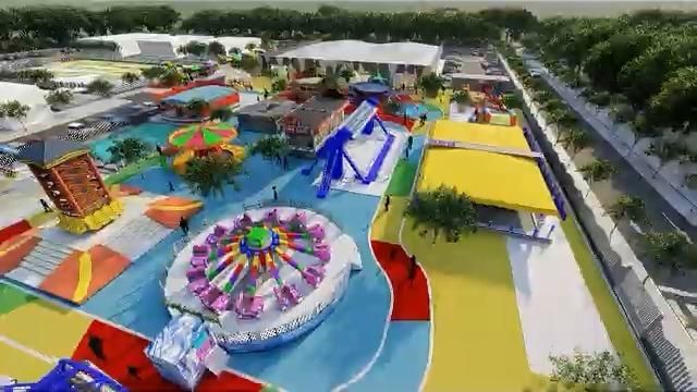 Vídeo de cómo será el parque de atracciones de Sould Park junto al Plaza Mayor de Málaga.
