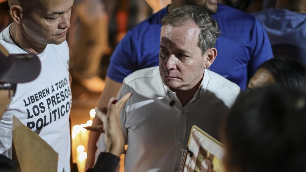 El opositor Juan Carlos Guanipa tras ser liberado el pasado 8 de febrero.