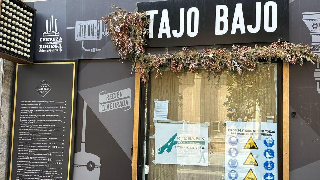 Restaurante Tajo Bajo en Zaragoza.