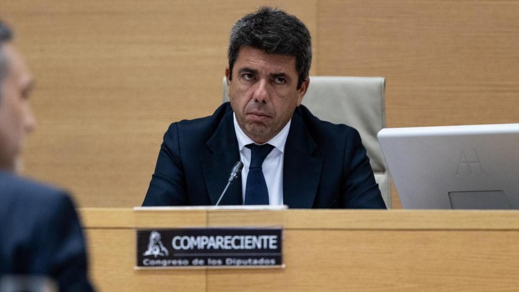Carlos Mazón en el Congreso. Ananda Manjón / Europa Press