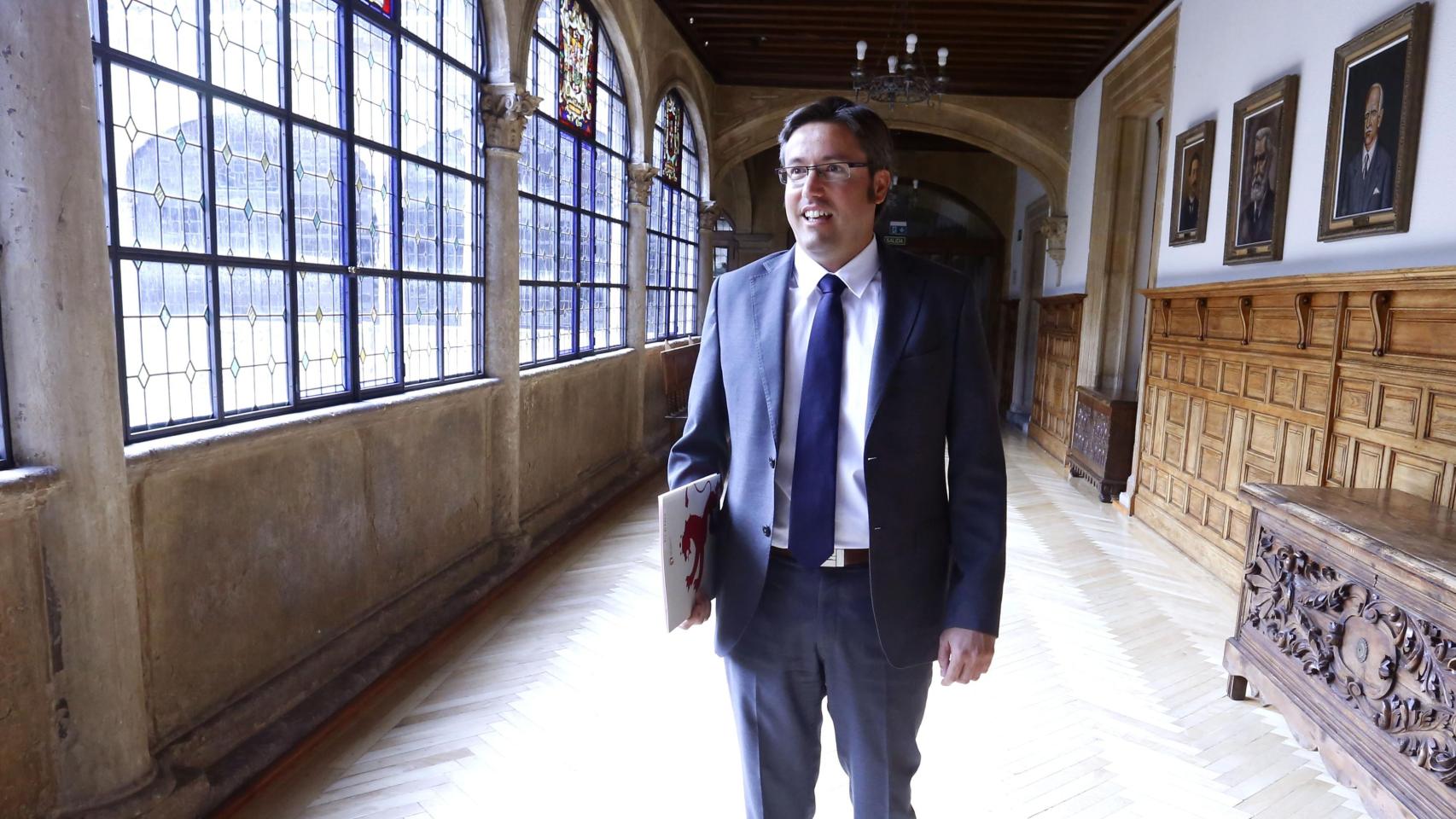 Emilio Orejas, en una foto de archivo, cuando presidió la Diputación de Leon