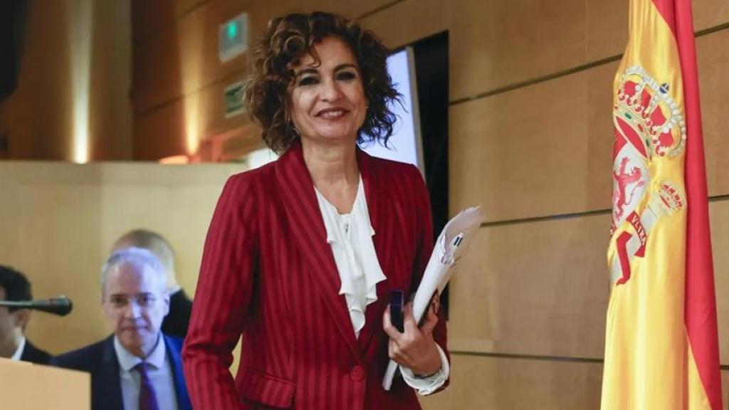 La vicepresidenta primera y ministra de Hacienda, María Jesús Montero.