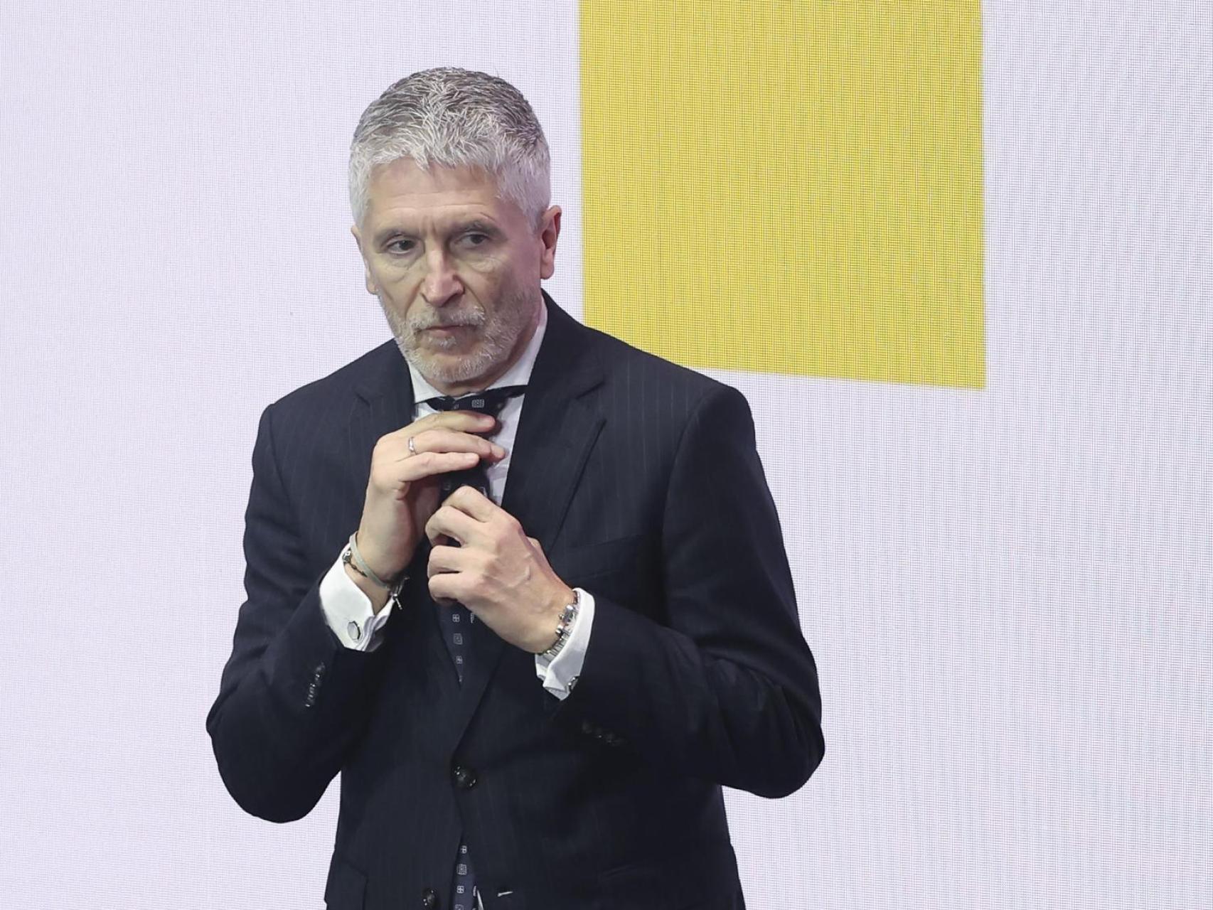 El ministro del Interior, Fernando Grande-Marlaska, este jueves en Madrid.