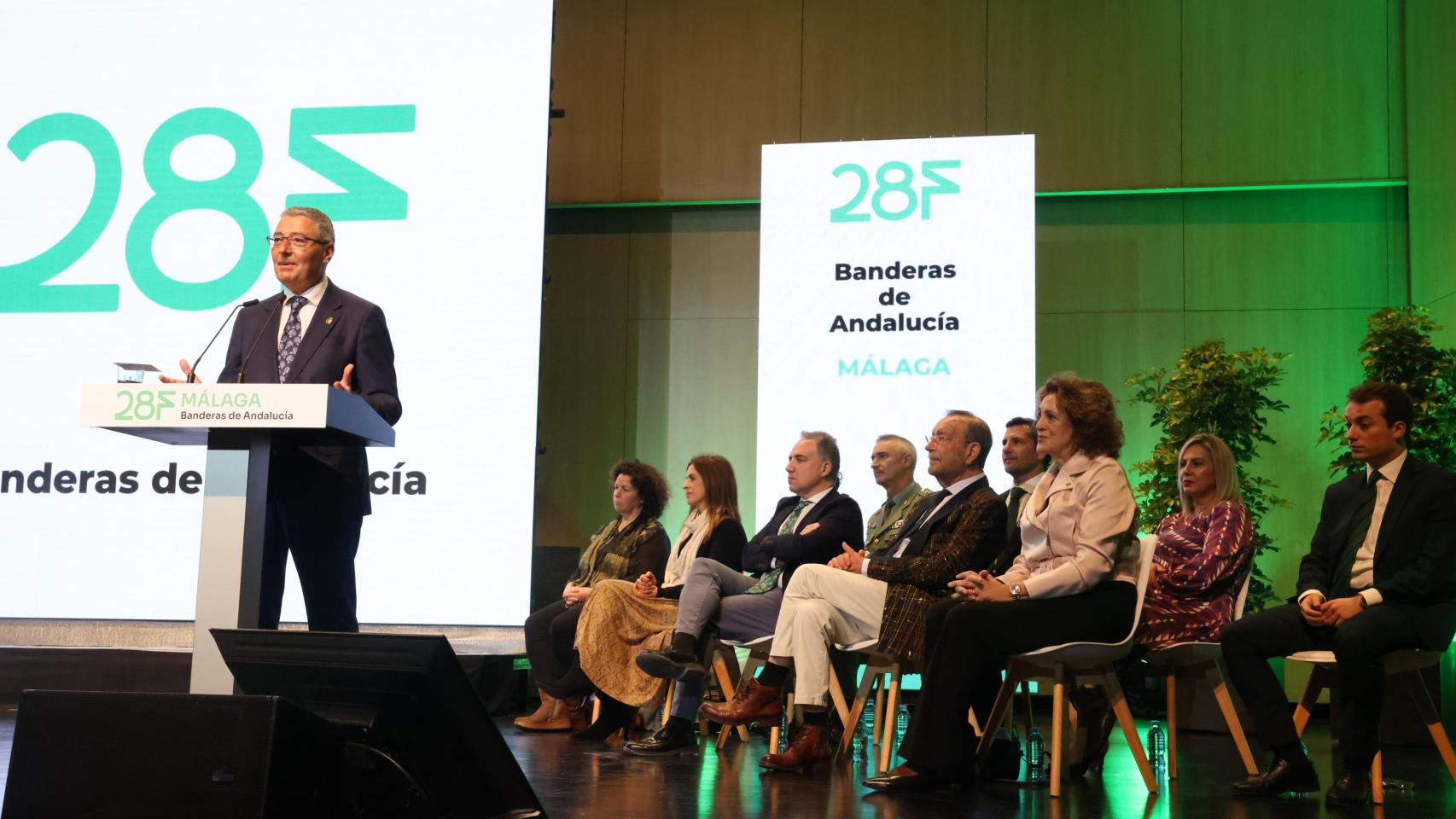 Acto de Banderas de Andalucía 2025, imagen de archivo.
