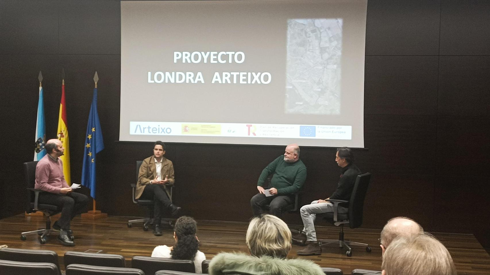 Jornada informativa sobre el proyecto Londra celebrada esta mañana en Arteixo Innovación