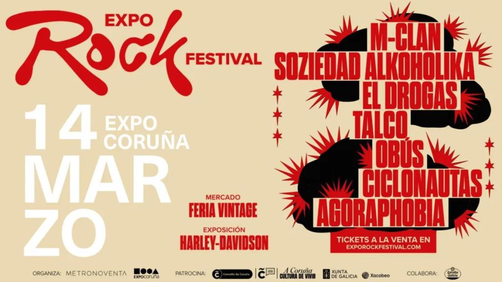 Cartel del nuevo festival de rock nacional que nace en A Coruña