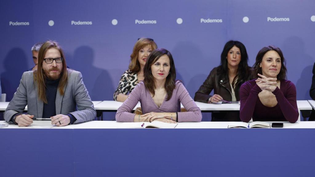 Reunión del Consejo Estatal de Podemos este viernes en Madrid.