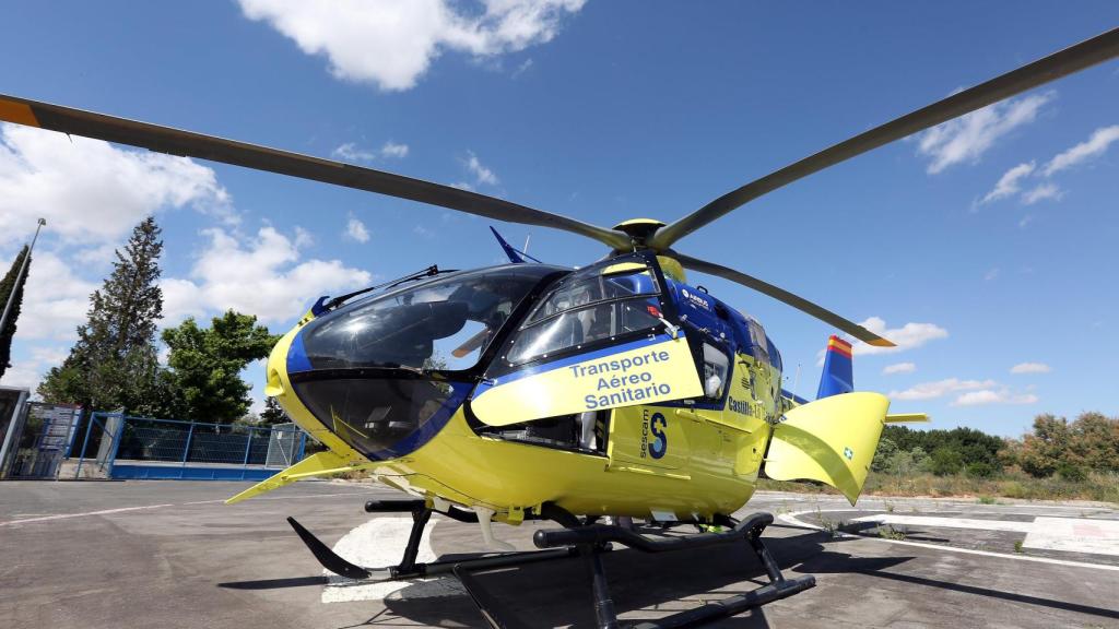 Imagen de archivo de un helicóptero medicalizado.