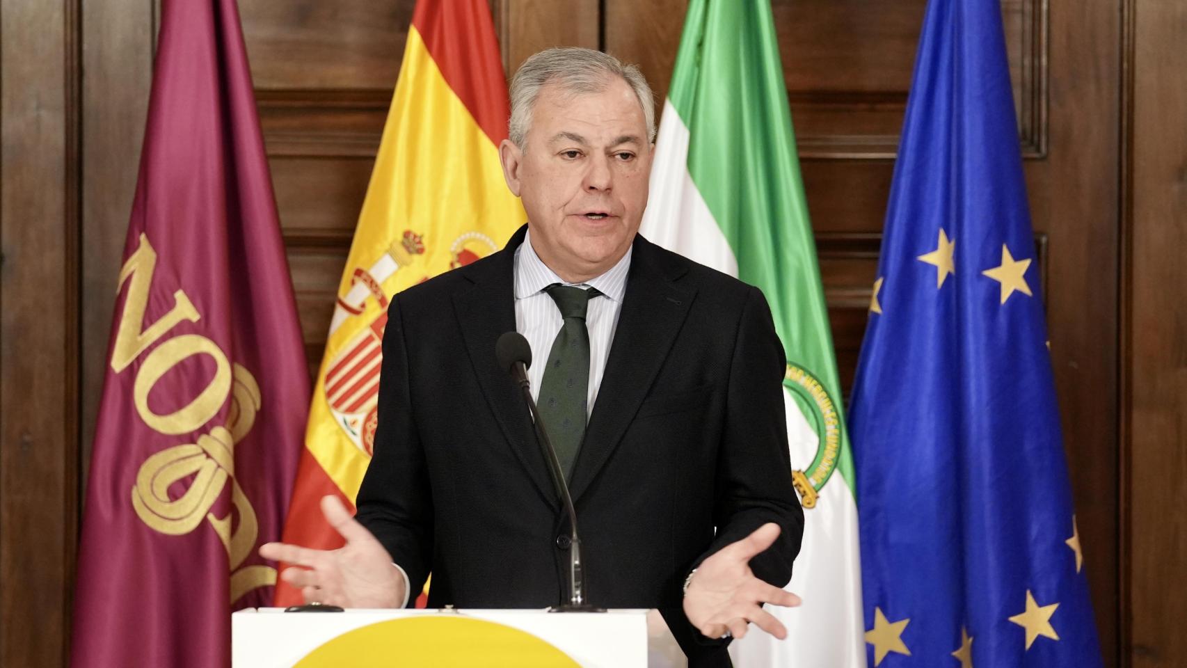 El alcalde de Sevilla, José Luis Sanz.