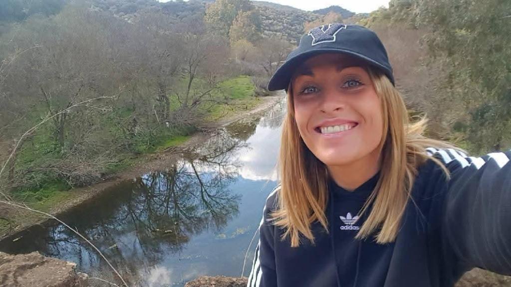 Patricia, víctima de Adamuz, en una imagen en uno de sus viajes.