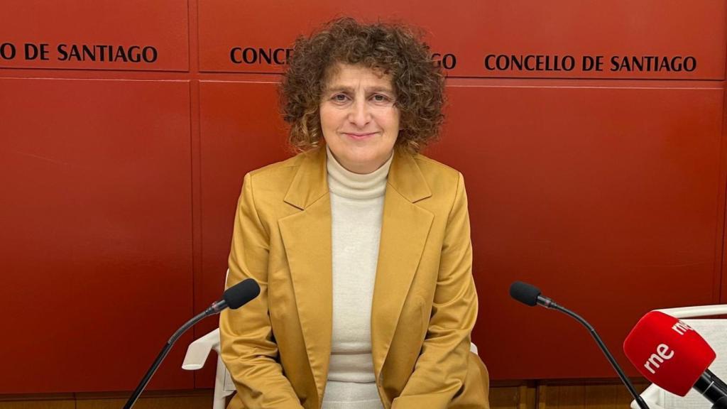 La alcaldesa de Santiago, Goretti Sanmartín