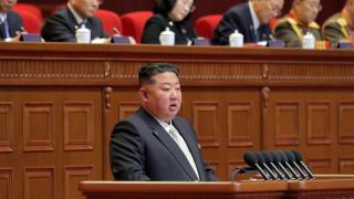 The North Korean leader opens the ninth Congress of the single party praising economic progress.
