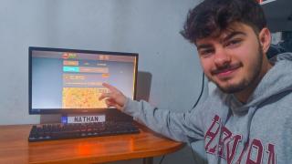 Nathan Mariñas, estudiante de Ingeniería en Inteligencia Artificial y desarrollador de la autoría de BiciCoruña