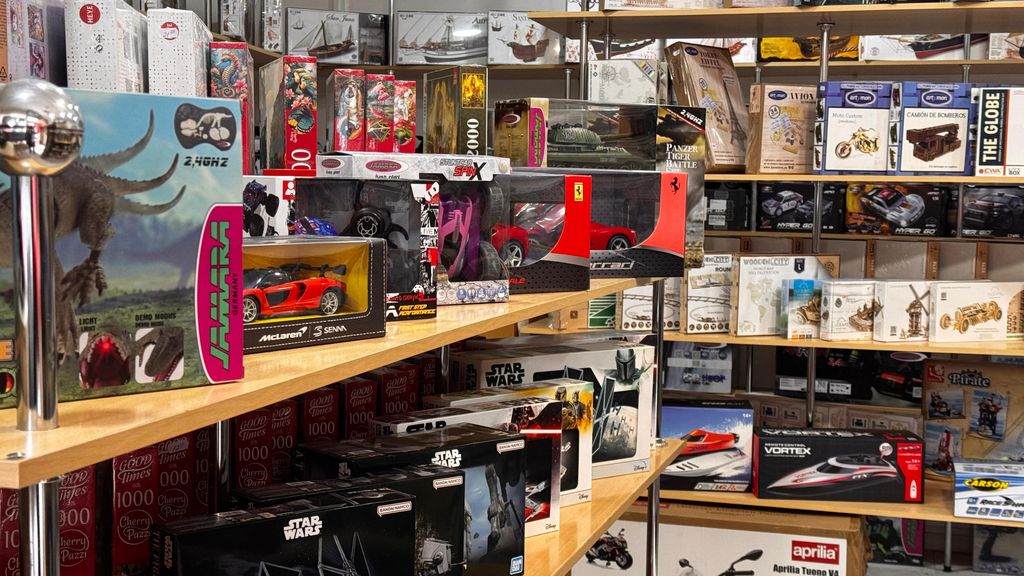 Interior de Eurohobbies, en Vigo
