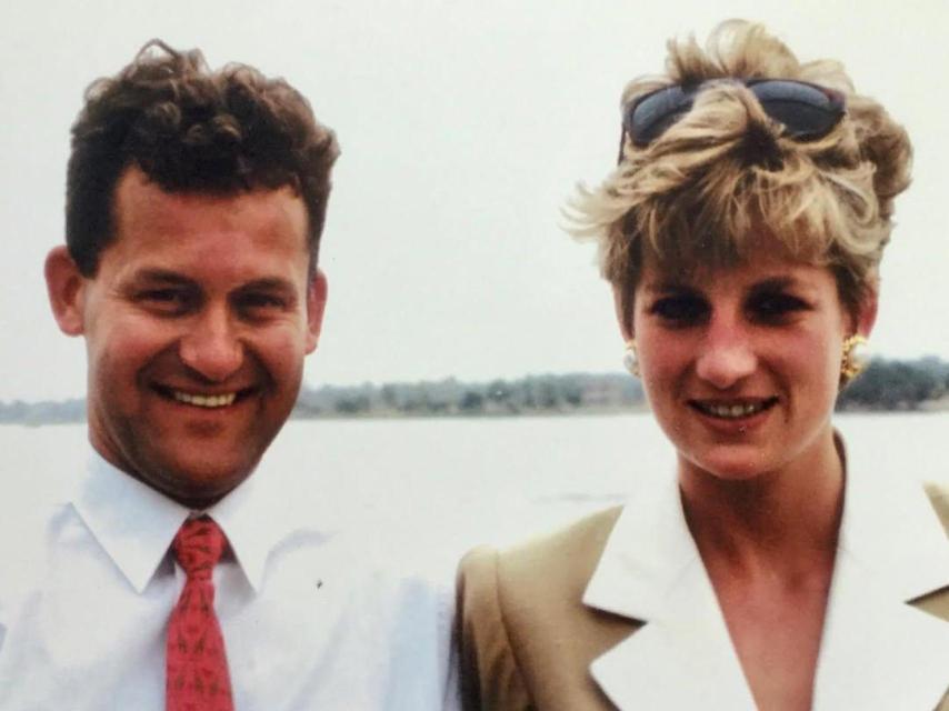 Paul Burrell, con Diana de Gales, con quien mantuvo una estrecha relación.