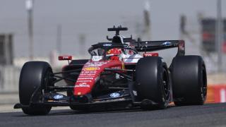 Charles Leclerc rueda con el SF-26 en los test de Baréin.