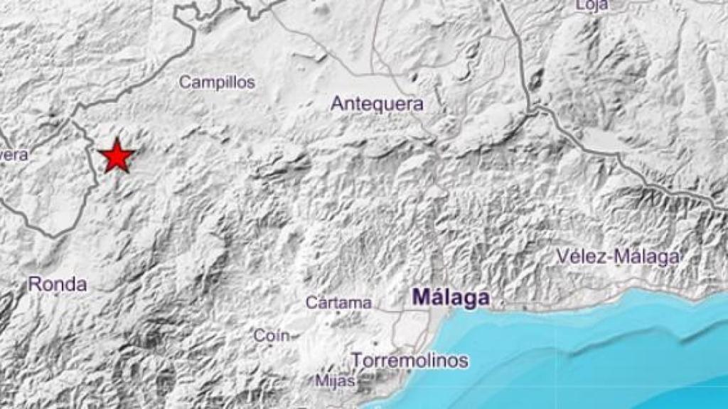 Uno de los terremotos sentidos en Cañete la Real (Málaga)