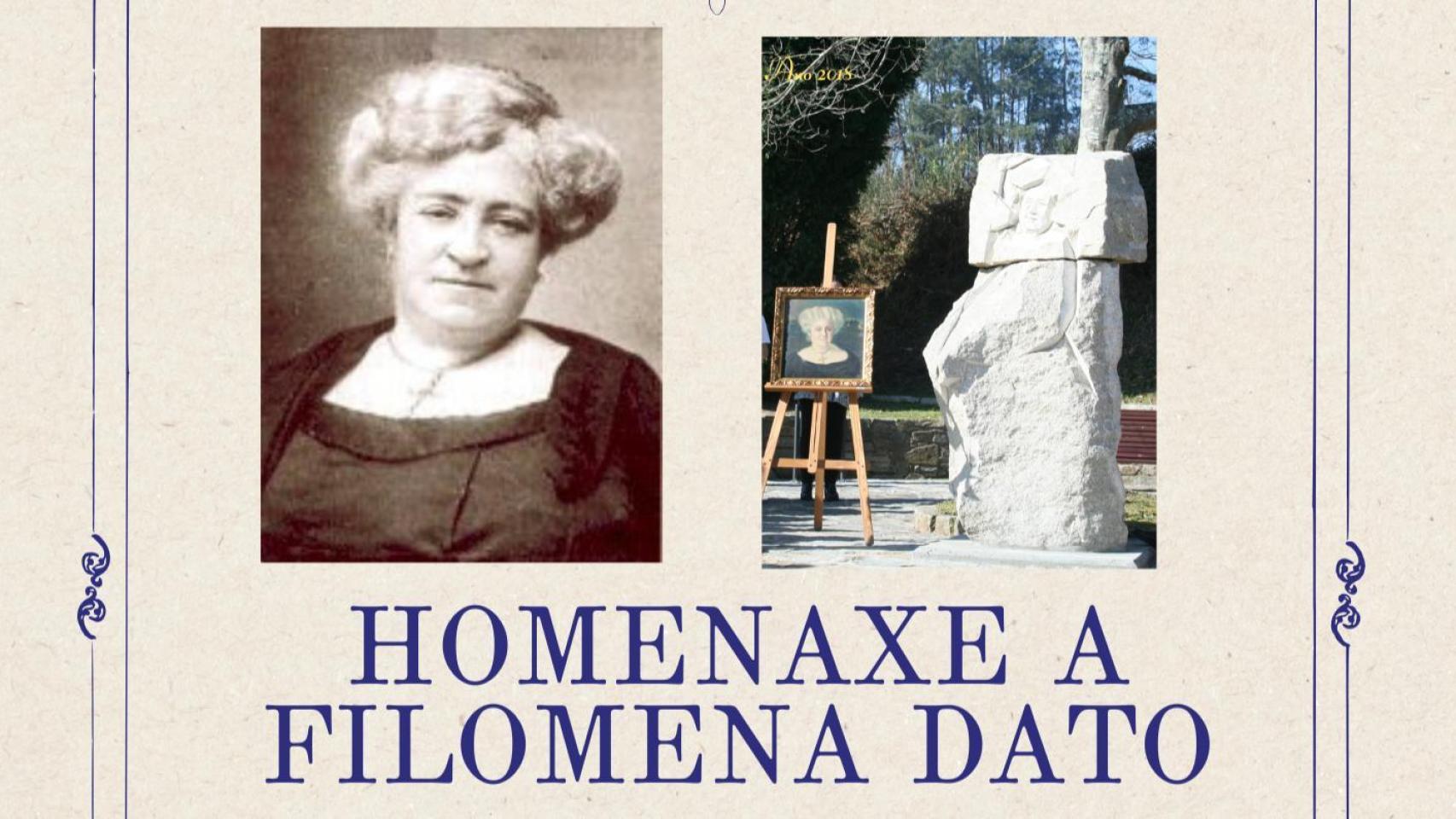 Homenaje a la escritora Filomena Dato Muruais