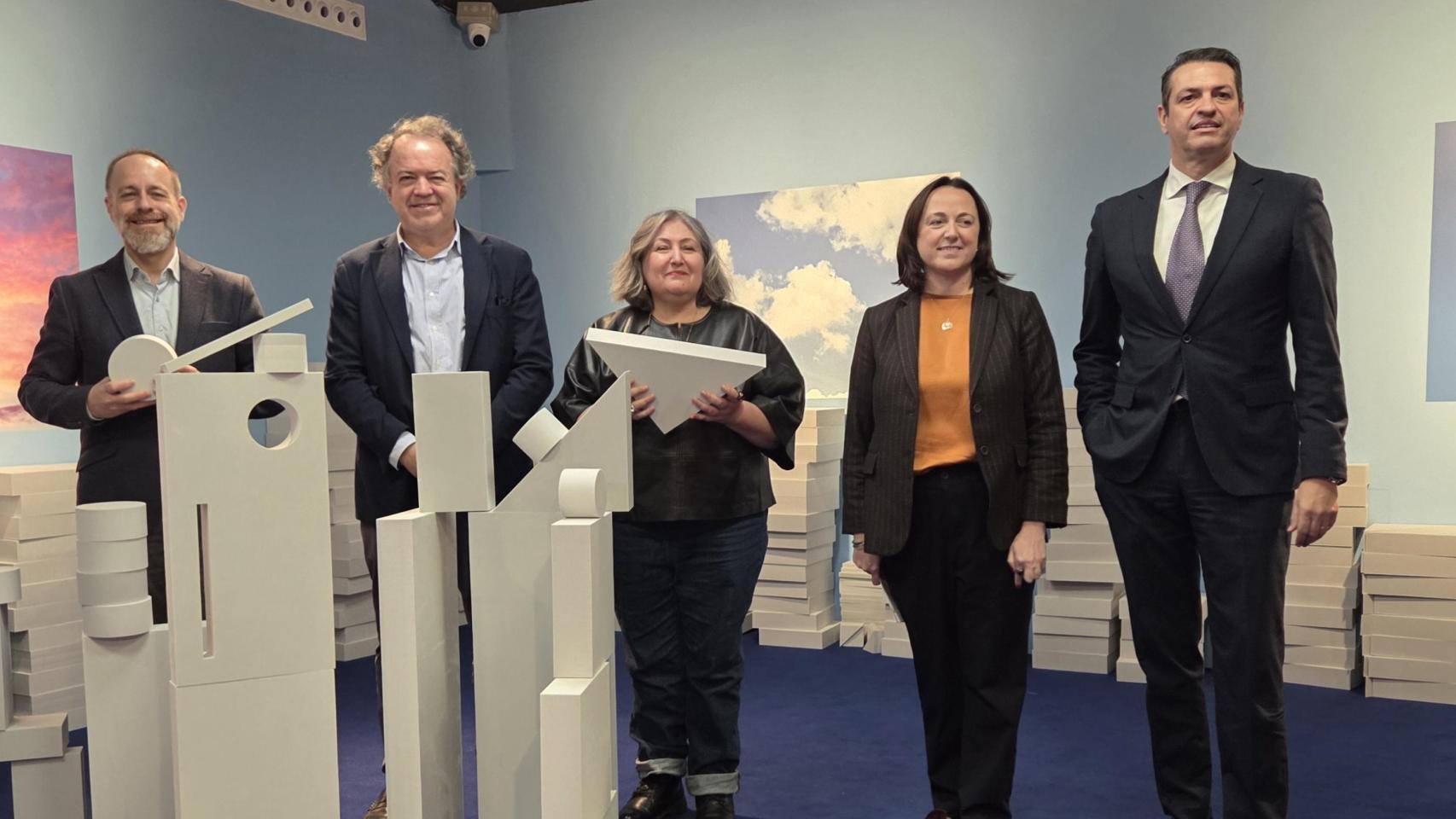 Un momento de la presentación en el Centre Pompidou de Málaga.