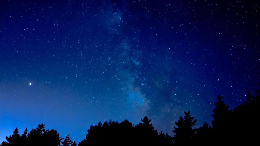 Noche de estrellas desde Porto do Son