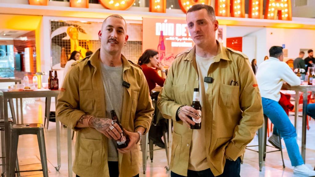 Los cocineros Pablo Vega y Pablo Domínguez en Dúo de Diez en Cervezas Victoria.
