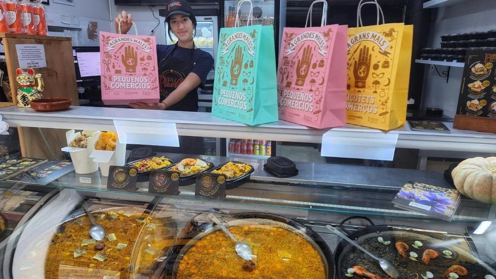 Interior de Ricepaella delivery. EE