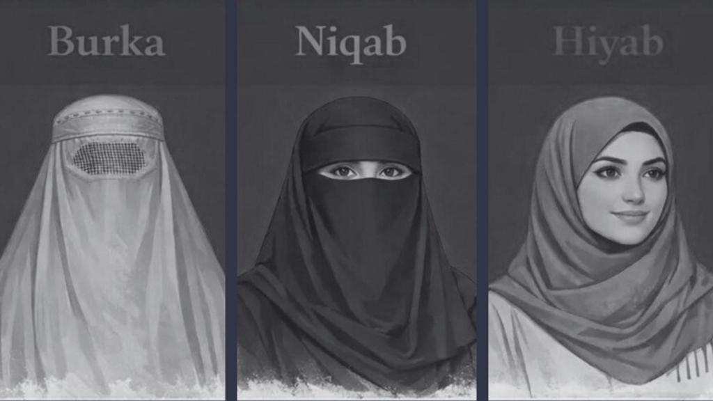 Así son los velos islámicos: burka, niqab y hiyab